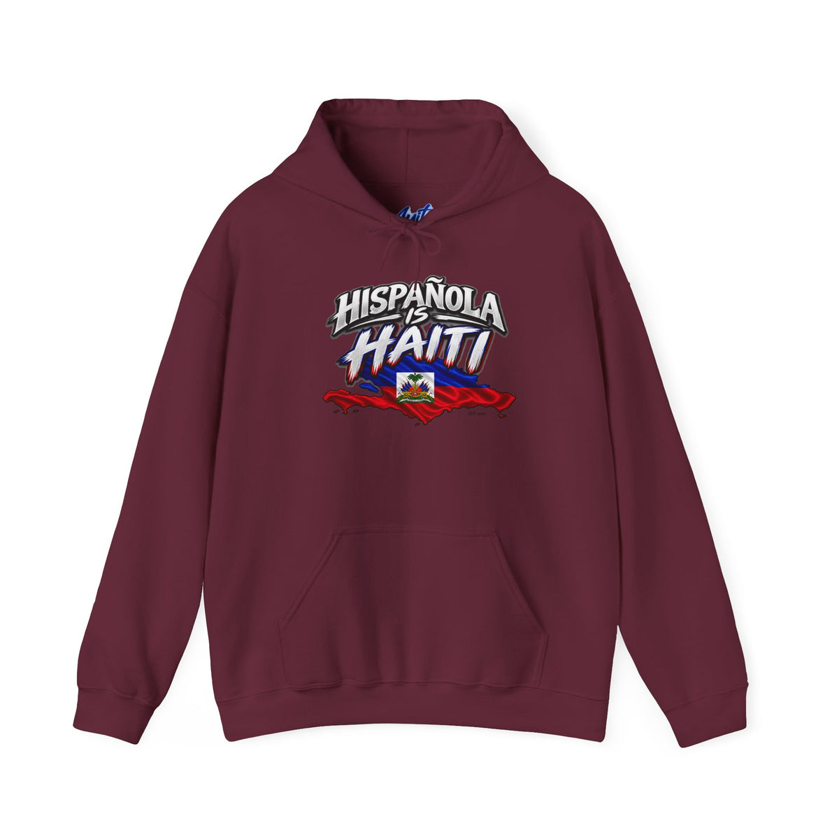 Hispaniola Is Haiti Hoodie — Haitian Flag Map & 'Liberte ou Mort' Cap-Haitien Sweatshirt