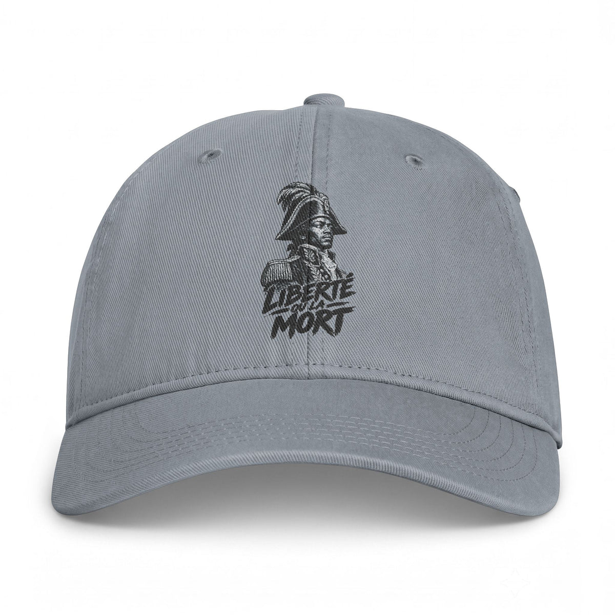 Coastal Washed Cap — Distressed Pirate Skull Embroidered Baseball Hat