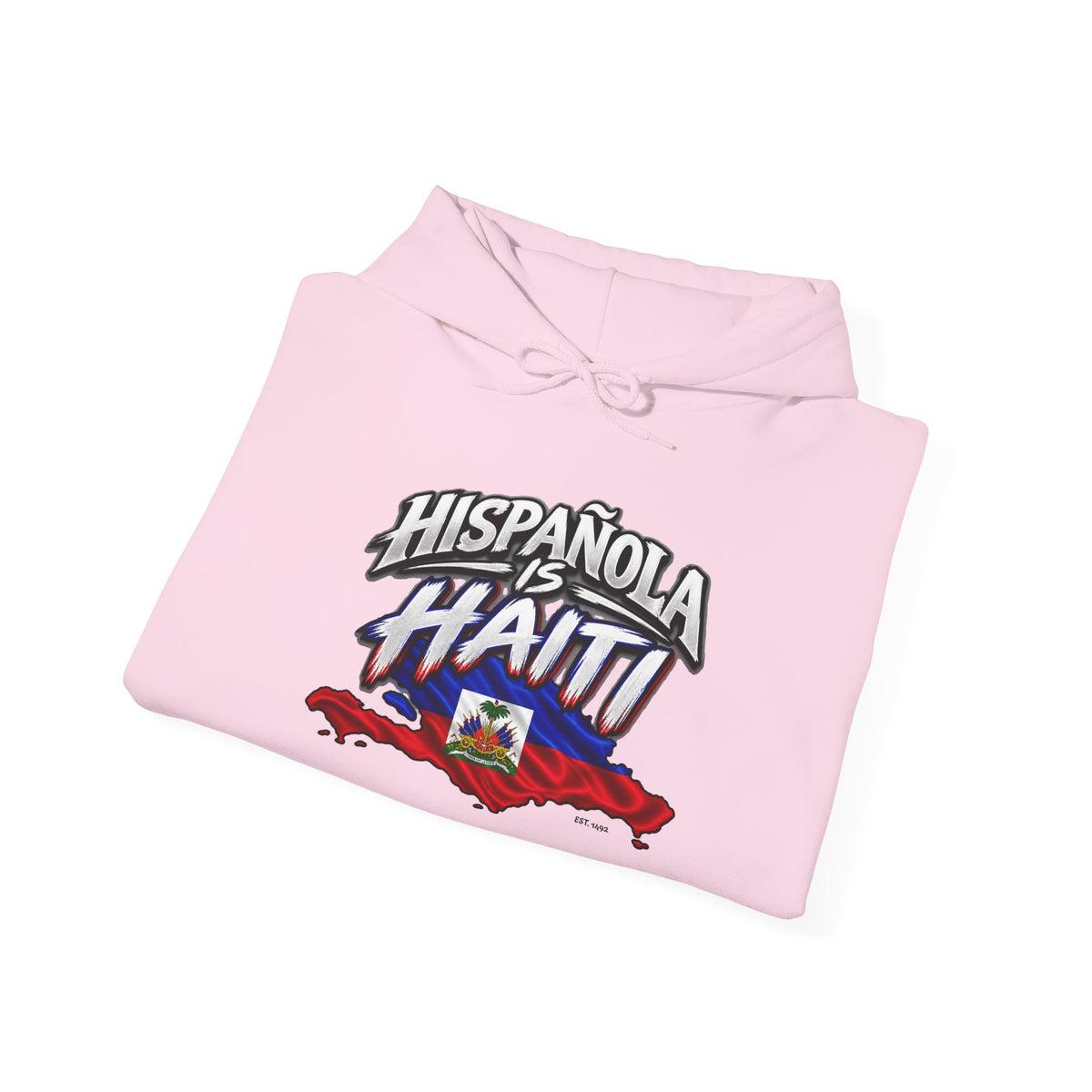 Hispaniola Is Haiti Hoodie — Haitian Flag Map & 'Liberte ou Mort' Cap-Haitien Sweatshirt