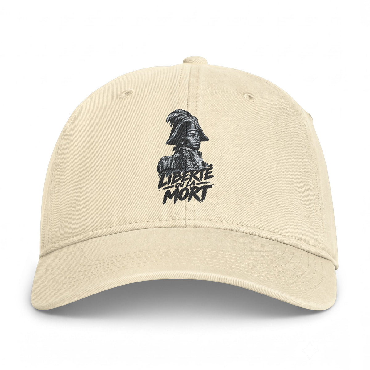 Coastal Washed Cap — Distressed Pirate Skull Embroidered Baseball Hat