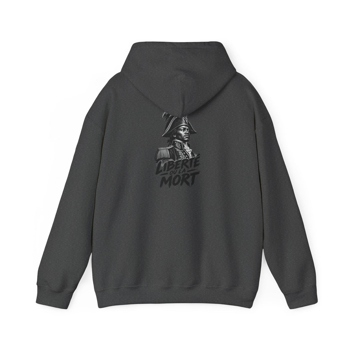 Hispaniola Is Haiti Hoodie — Haitian Flag Map & 'Liberte ou Mort' Cap-Haitien Sweatshirt
