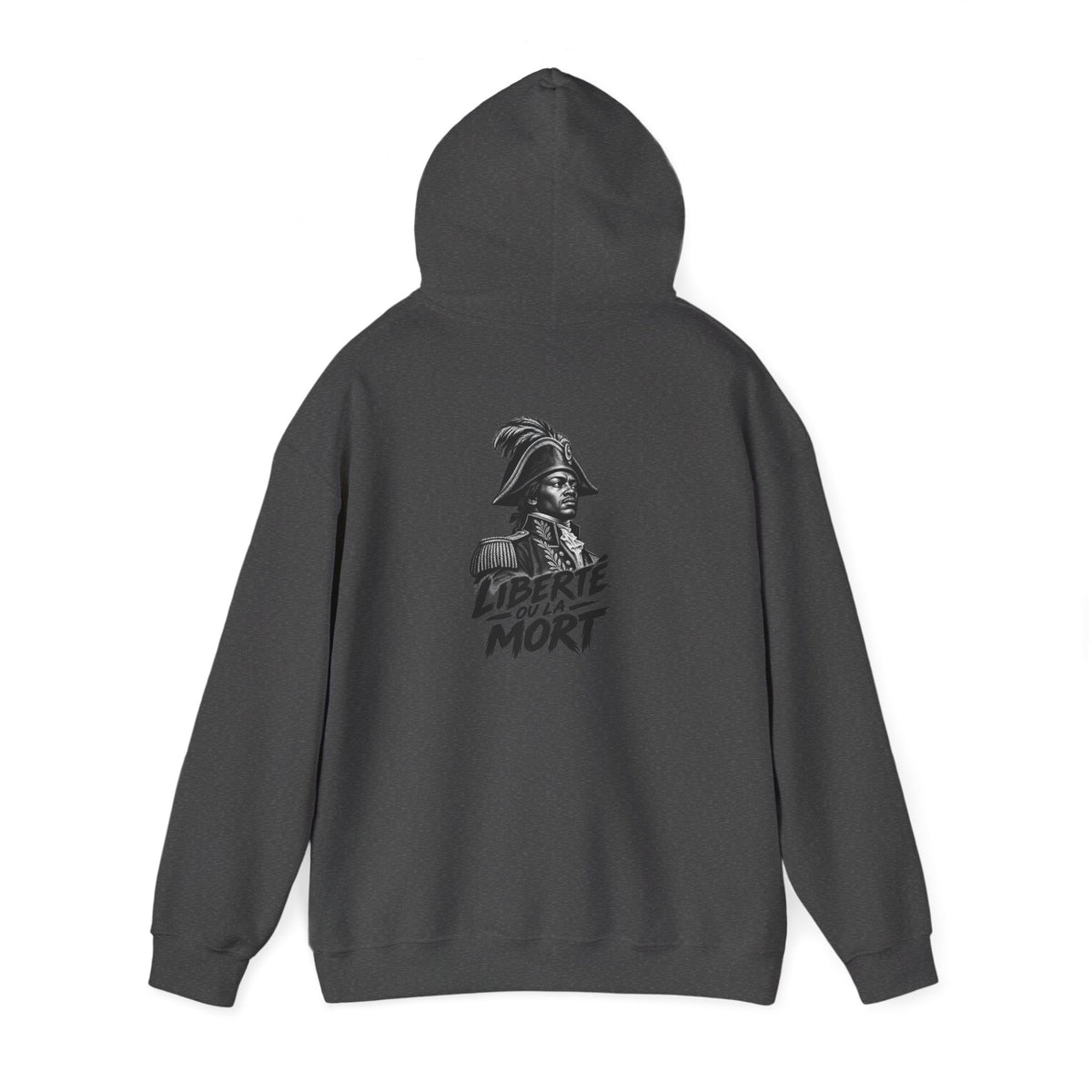 Hispaniola Is Haiti Hoodie — Haitian Flag Map & 'Liberte ou Mort' Cap-Haitien Sweatshirt