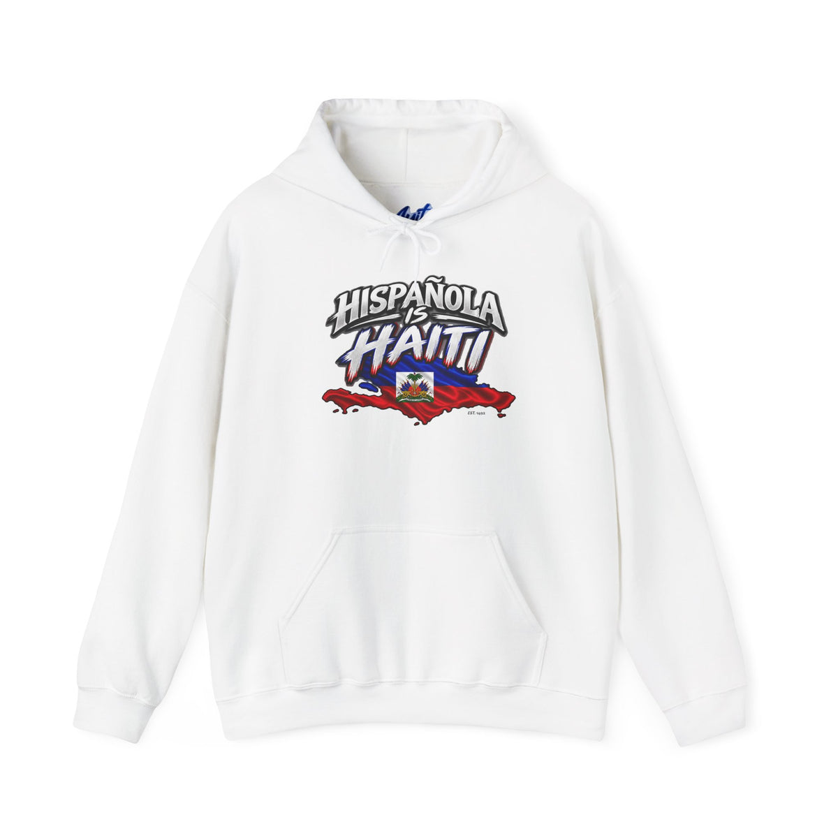 Hispaniola Is Haiti Hoodie — Haitian Flag Map & 'Liberte ou Mort' Cap-Haitien Sweatshirt