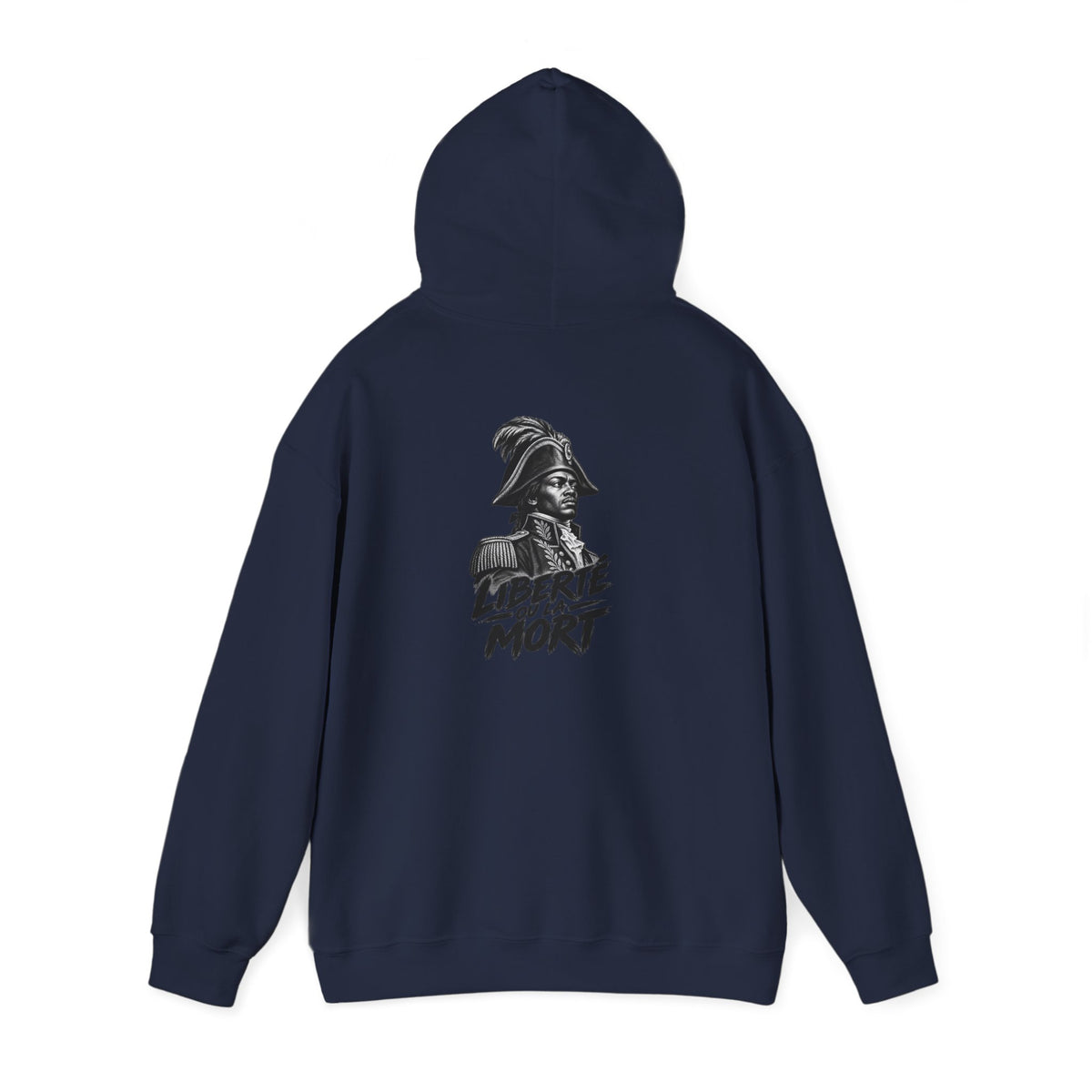 Hispaniola Is Haiti Hoodie — Haitian Flag Map & 'Liberte ou Mort' Cap-Haitien Sweatshirt