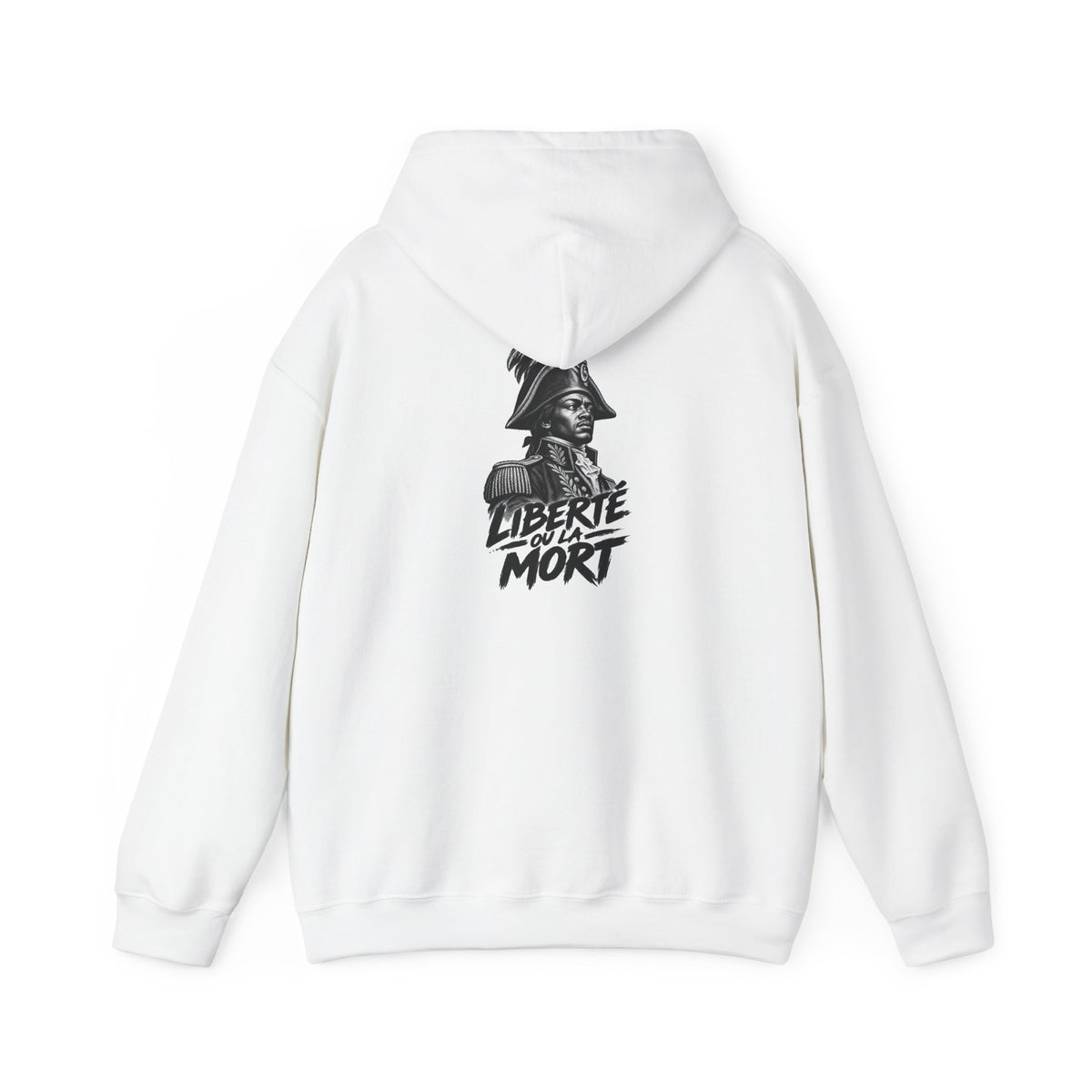 Hispaniola Is Haiti Hoodie — Haitian Flag Map & 'Liberte ou Mort' Cap-Haitien Sweatshirt