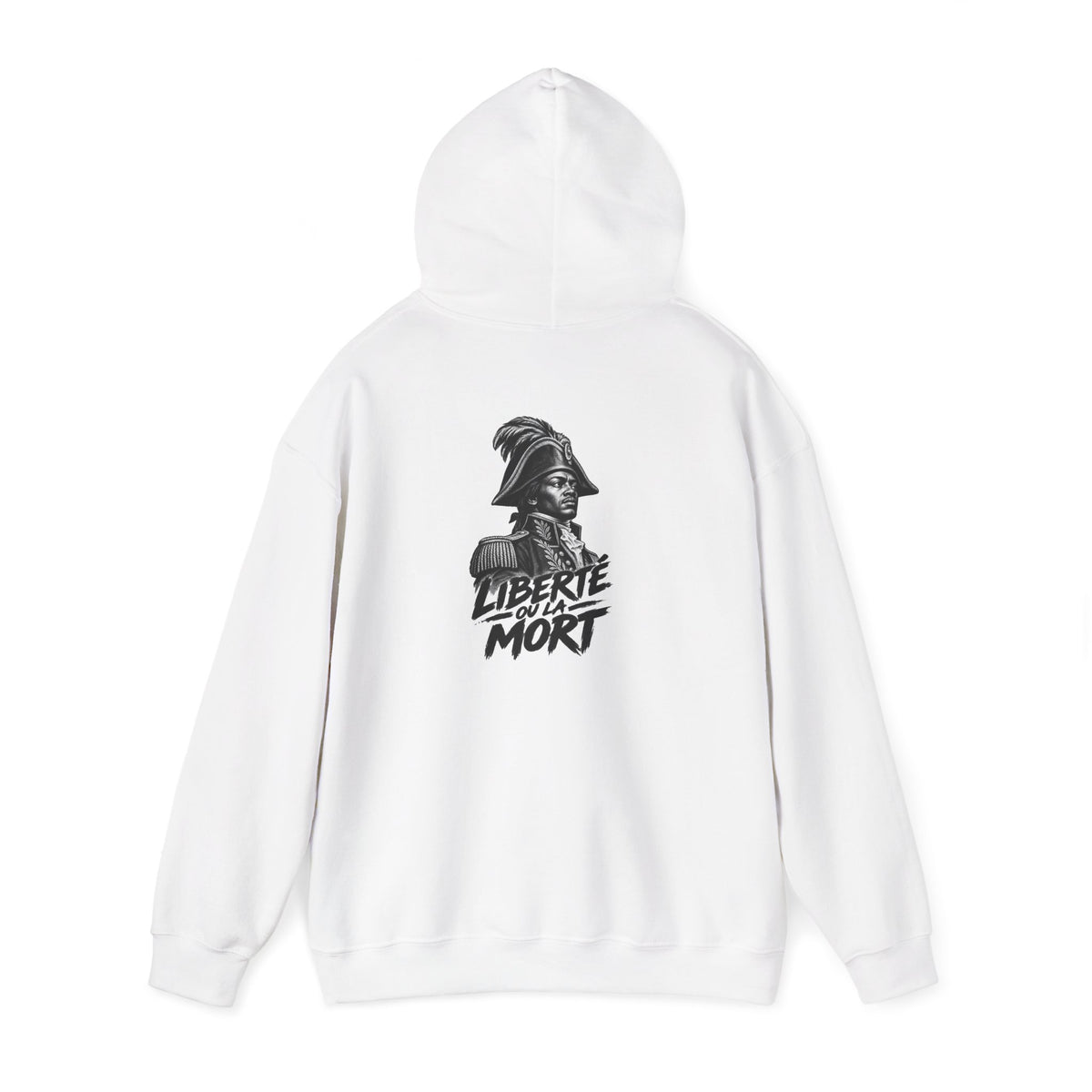 Hispaniola Is Haiti Hoodie — Haitian Flag Map & 'Liberte ou Mort' Cap-Haitien Sweatshirt