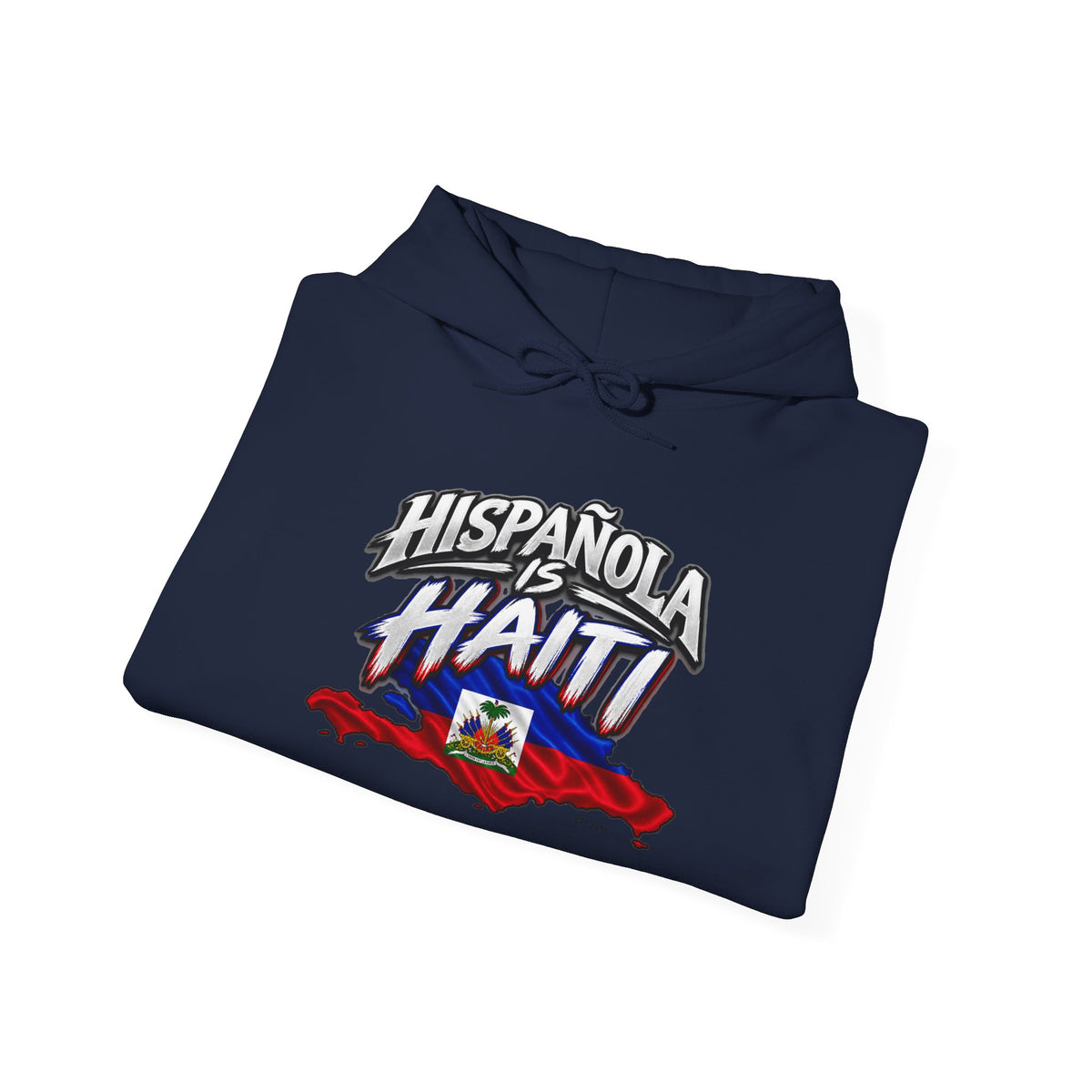 Hispaniola Is Haiti Hoodie — Haitian Flag Map & 'Liberte ou Mort' Cap-Haitien Sweatshirt