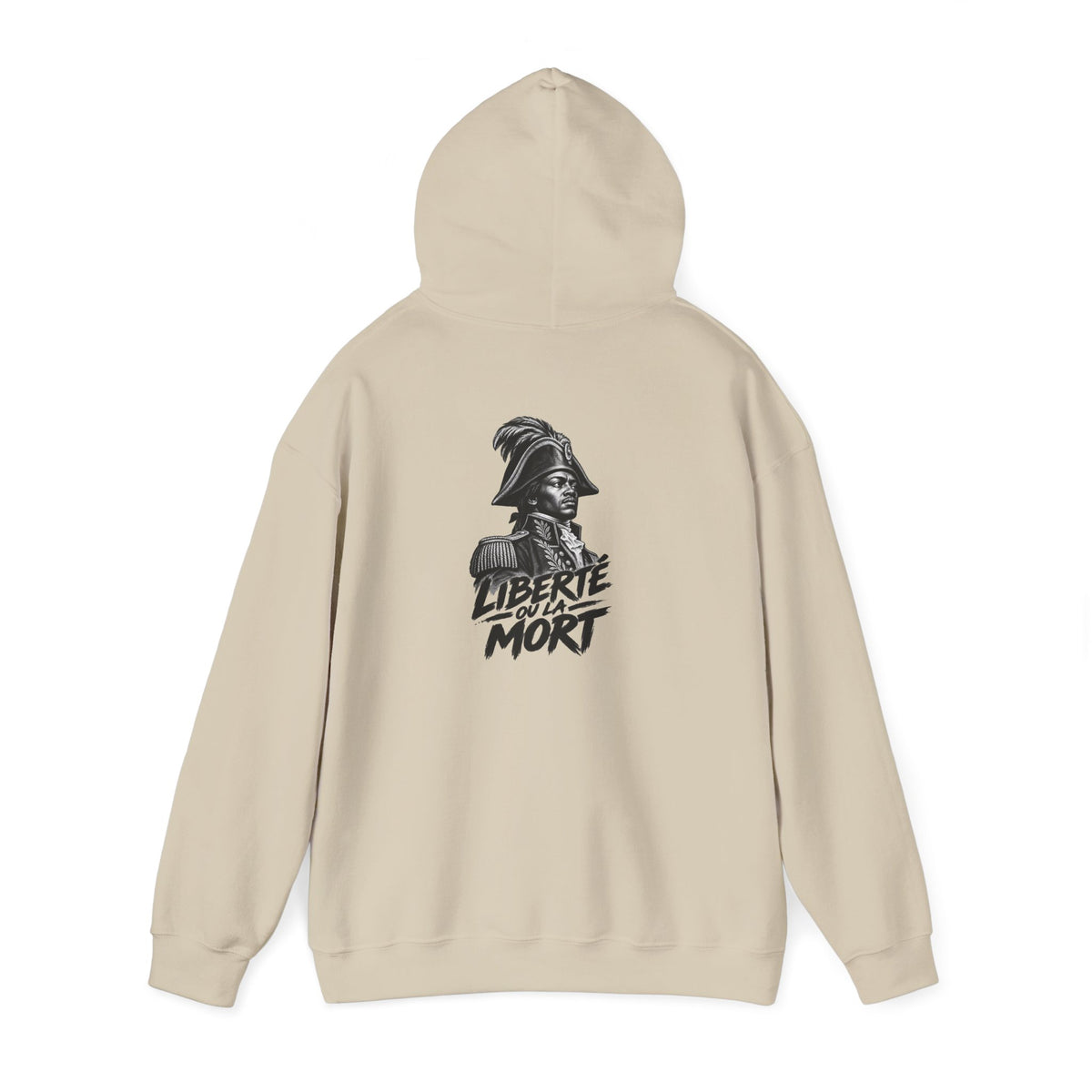 Hispaniola Is Haiti Hoodie — Haitian Flag Map & 'Liberte ou Mort' Cap-Haitien Sweatshirt