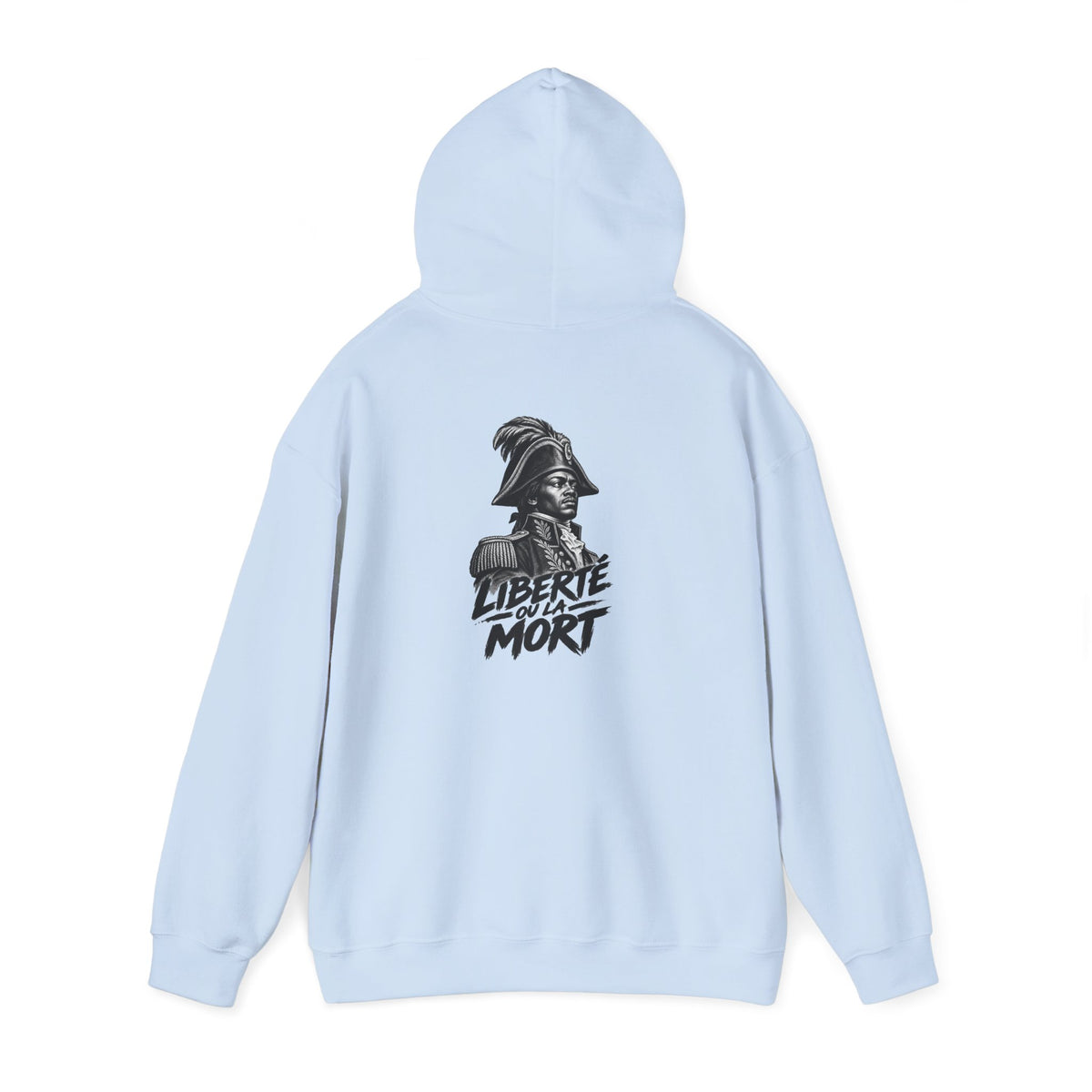 Hispaniola Is Haiti Hoodie — Haitian Flag Map & 'Liberte ou Mort' Cap-Haitien Sweatshirt